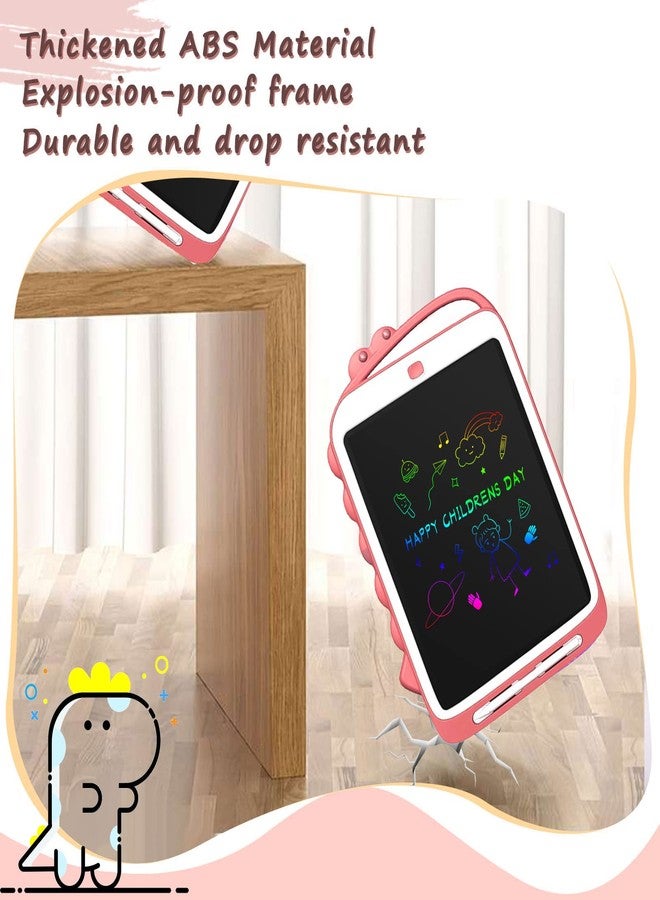 TEROW LCD Writing Tablet for Kids, Toddler Doodle Board Drawing Pad for Girls Boys 2-6 Years Old 12.5 Inch Education Gaming Reusable Tablet Toys Birthday Gift Writing Board for Toddlers,Pink - Image 3